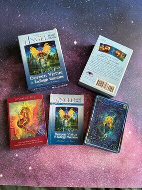 Angel tarot cards  with book Doreen Virtue